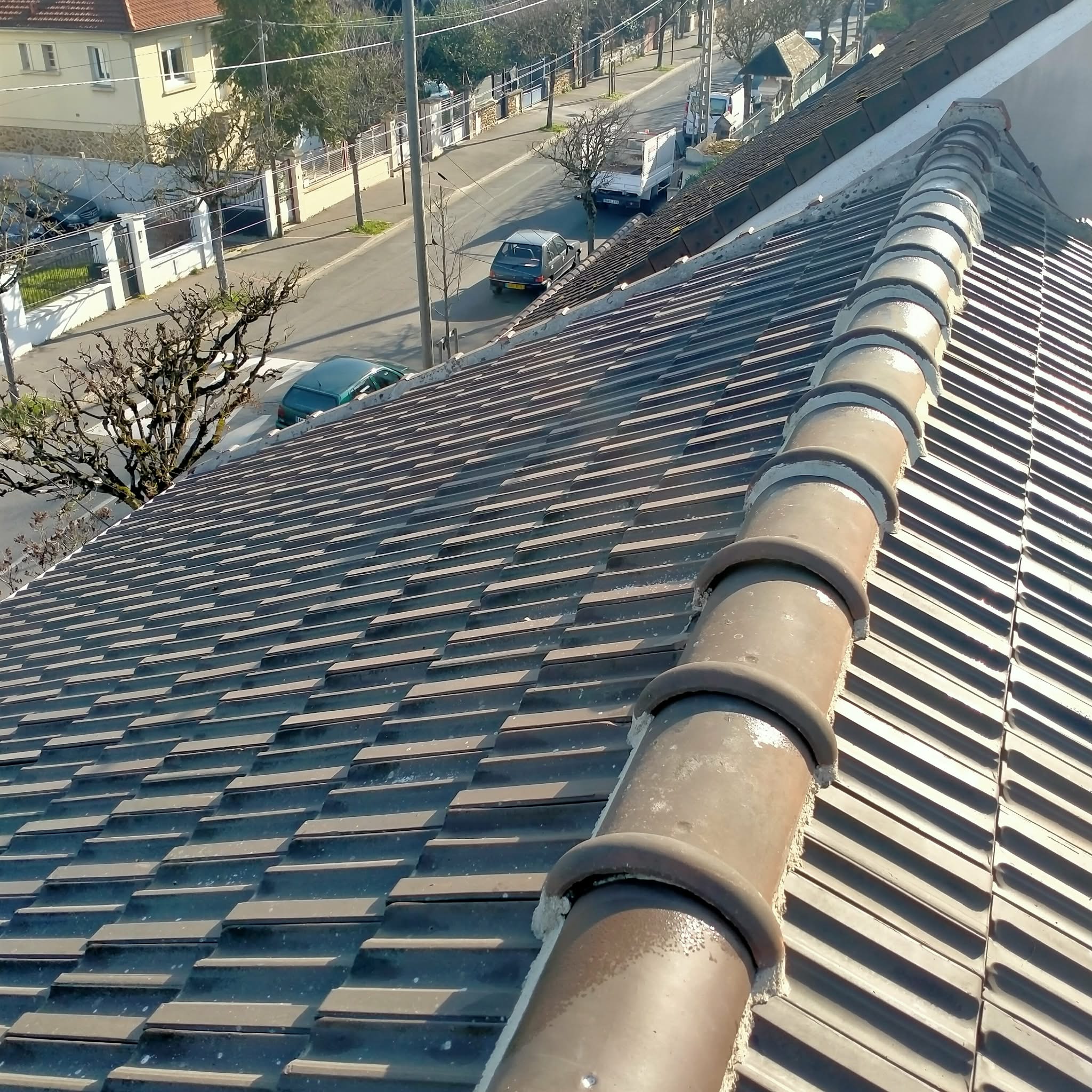 Réfection toiture tuiles grises neuves — Nord (59)